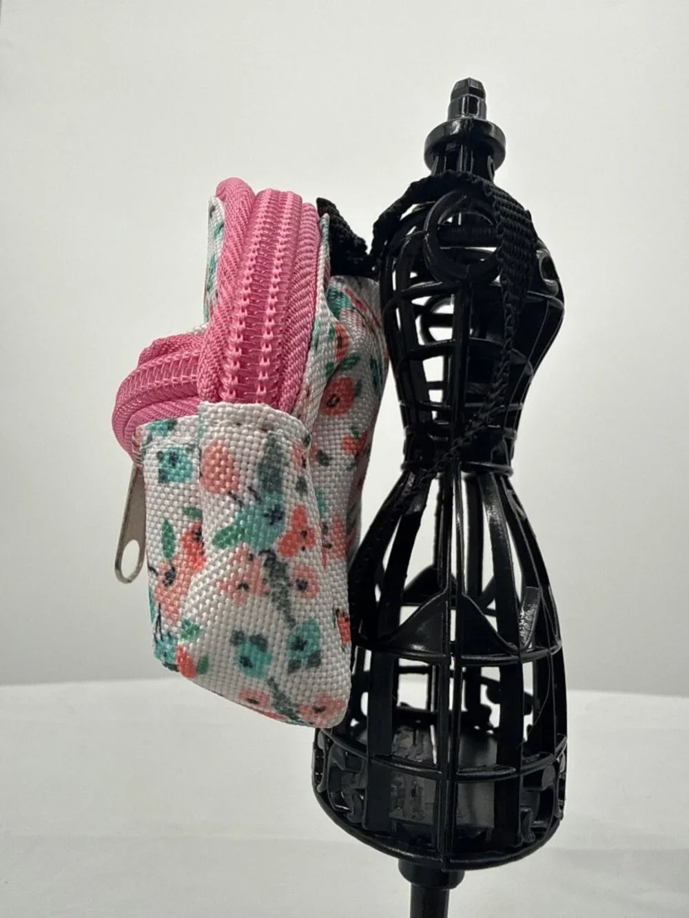 Mini Floral Doll Backpack Keychain Pouch Coquette Aesthetic Tiny Coin Purse